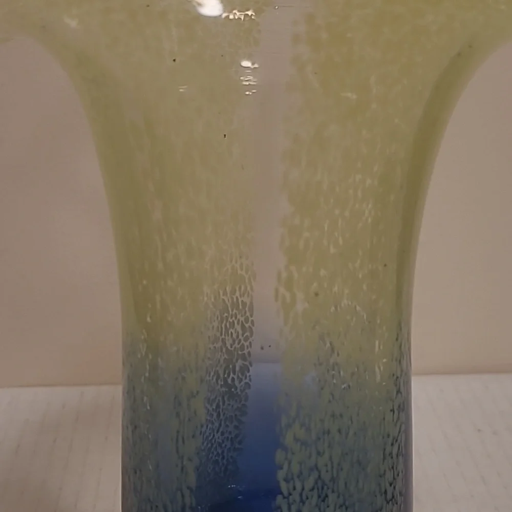 Murano Style Art Glass Vase